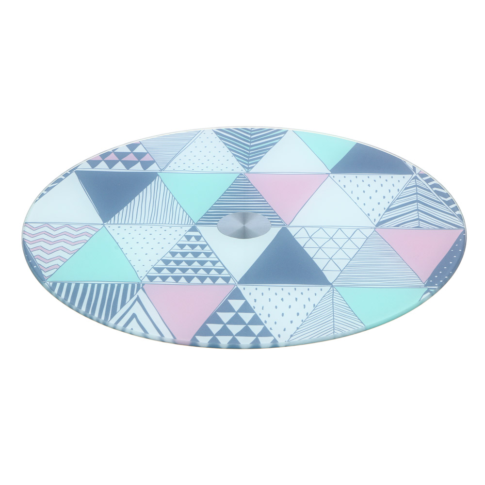 VETTA Геометрия Тортовница вращающаяся, d30см, стекло, арт.№ 877-651