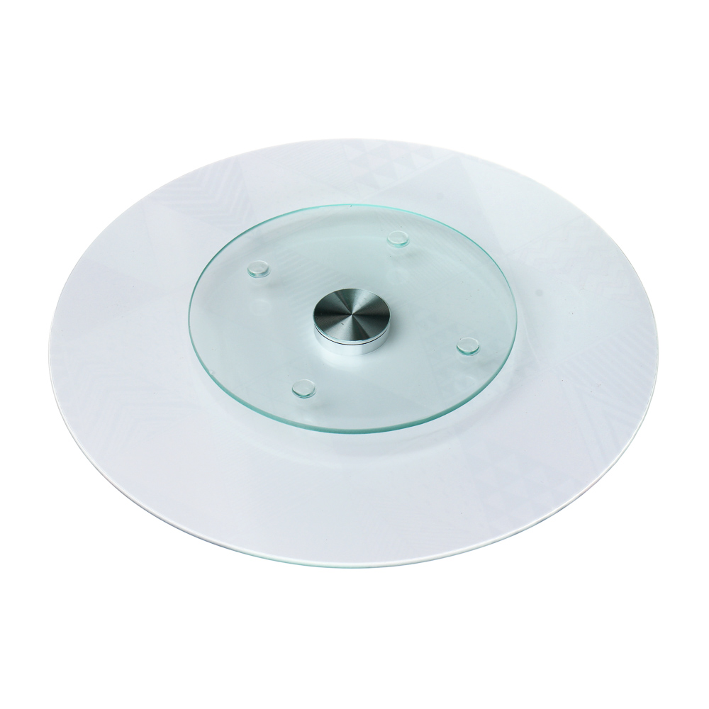 VETTA Геометрия Тортовница вращающаяся, d30см, стекло, арт.№ 877-651