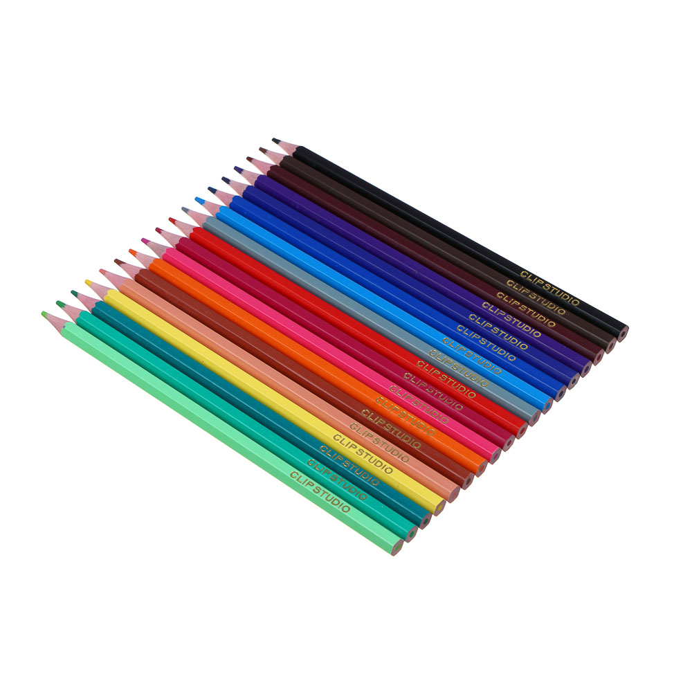 Карандаши пластиковые шестигранные, 18 цв., "Аниме/Смайл", заточенные, цветная коробка, арт.№ 524-269