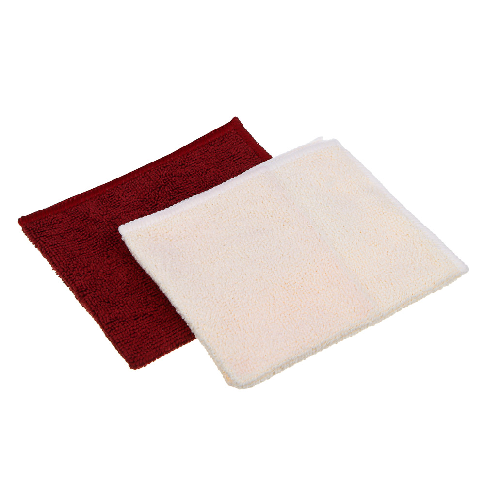 BY Русские Супергерои Салфетки универсальные, набор 2 шт, 25х30см, микрофибра 220г/кв.м,, арт.№ 448-333