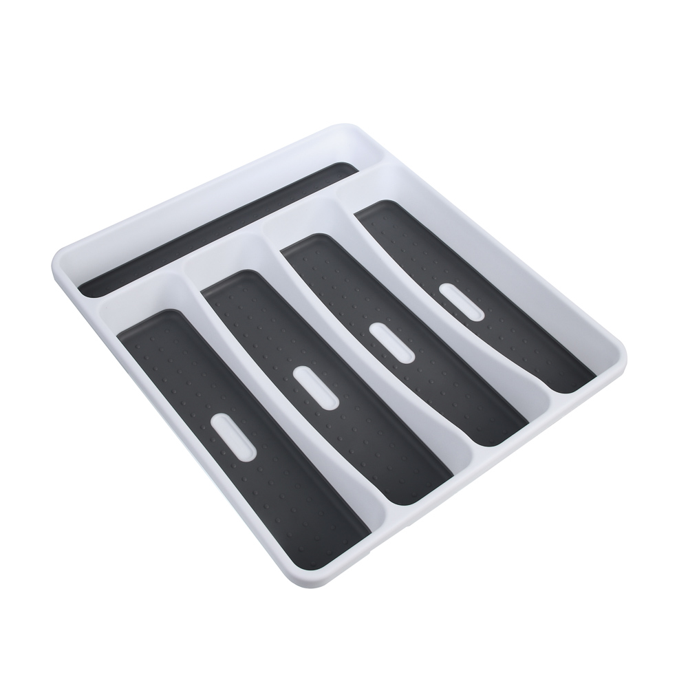 Лоток для столовых приборов тм VETTA, 5 секций, 32,8x29,3x4,5 см, полипропилен, арт.№ 485-201