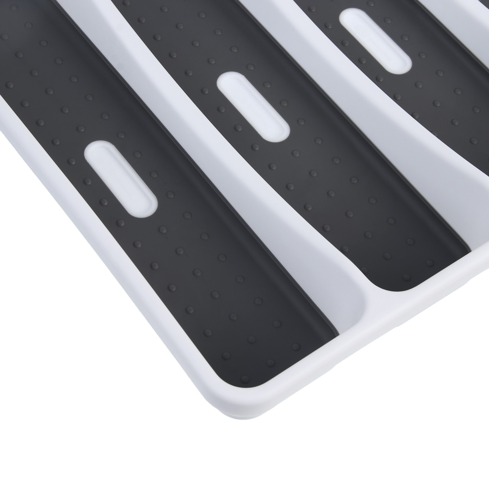 Лоток для столовых приборов тм VETTA, 5 секций, 32,8x29,3x4,5 см, полипропилен, арт.№ 485-201