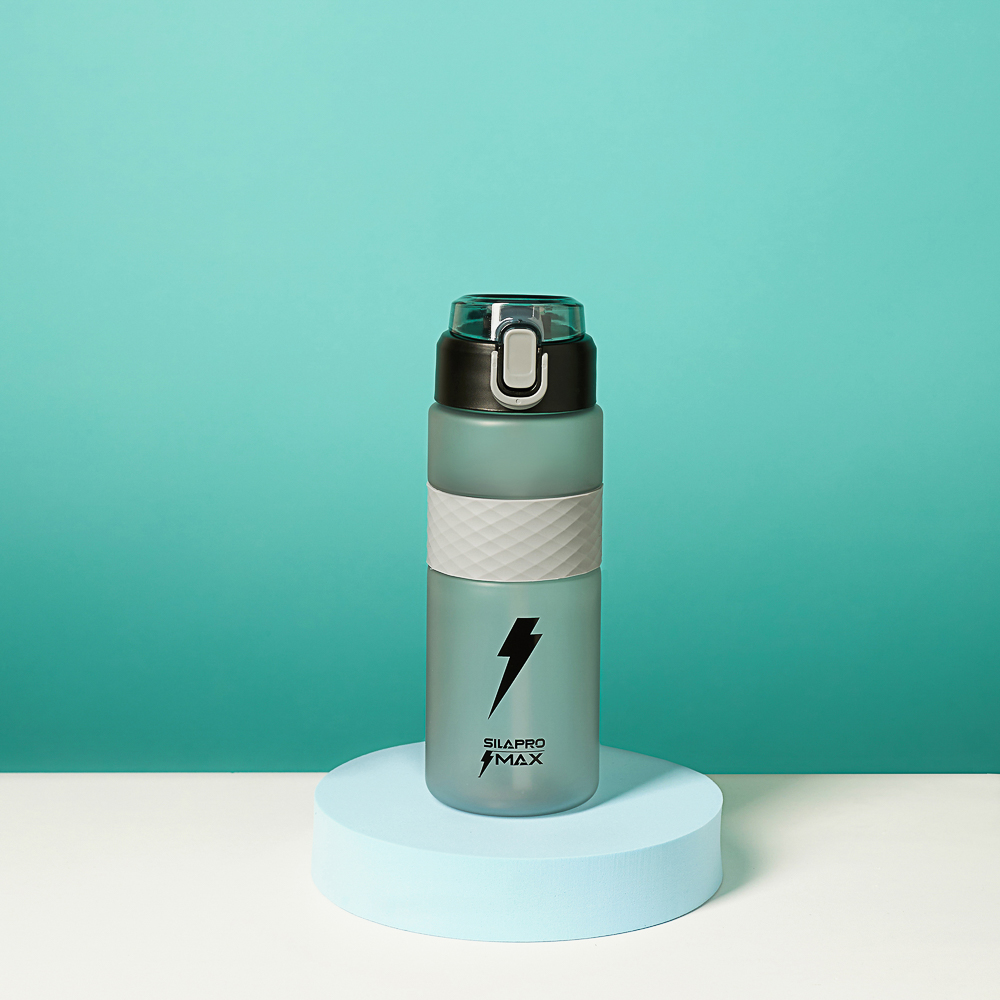 SILAPRO MAX Бутылка спортивная с замком, ULTIMATE GREY, 700мл, PC, арт.№ 088-031