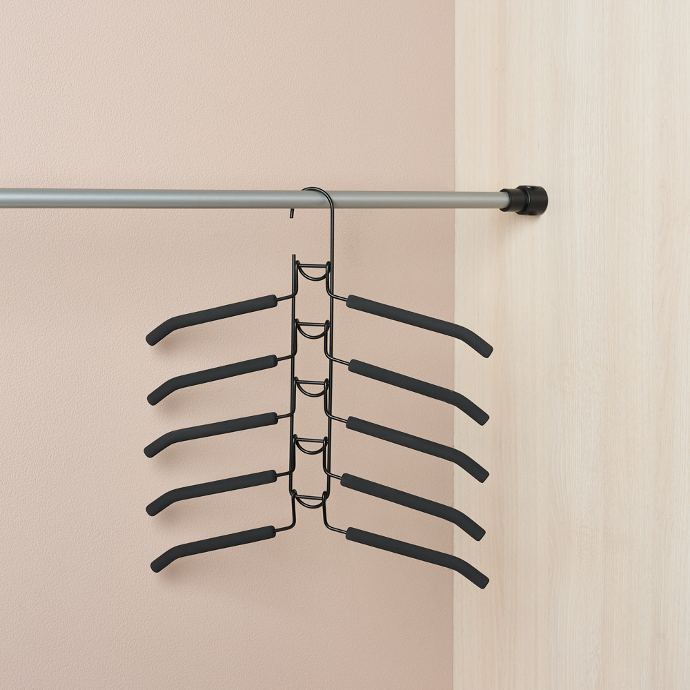 VETTA Вешалка-органайзер на 5 вещей с покрытием из вспененного ПВХ, арт.№ 456-096