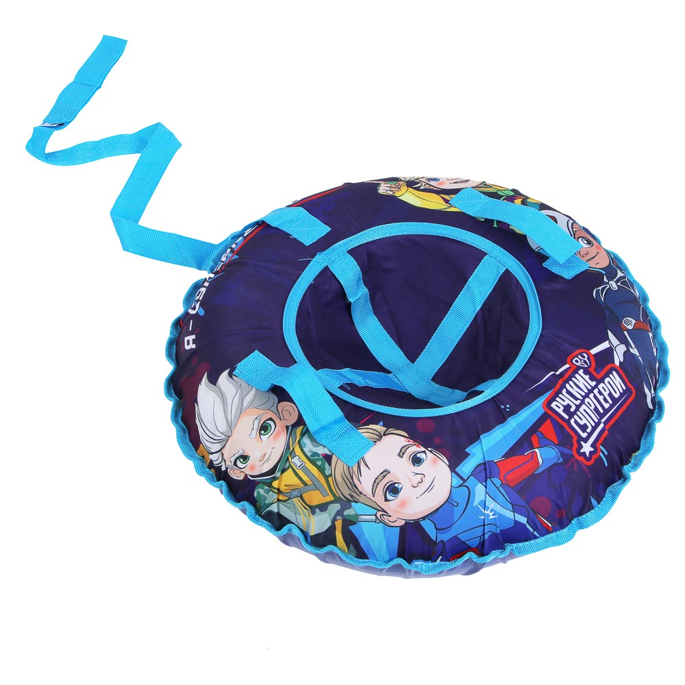 BY Русские Супергерои Сноутьюб с сиденьем, d=65см, оксфорд 600D, резина R13, ПВХ, арт.№ 112-069