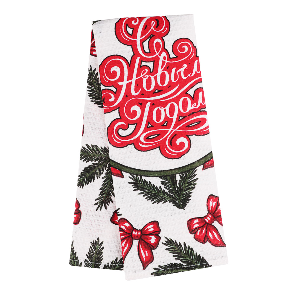 PROVANCE Щелкунчик Полотенце кухонное вафельное, 35х60см, 100% хлопок, арт.№ 492-304