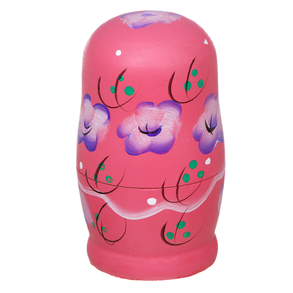 Матрешка 5шт., дерево, 11,5х5,5см, 5 дизайнов, арт.№ 262-152