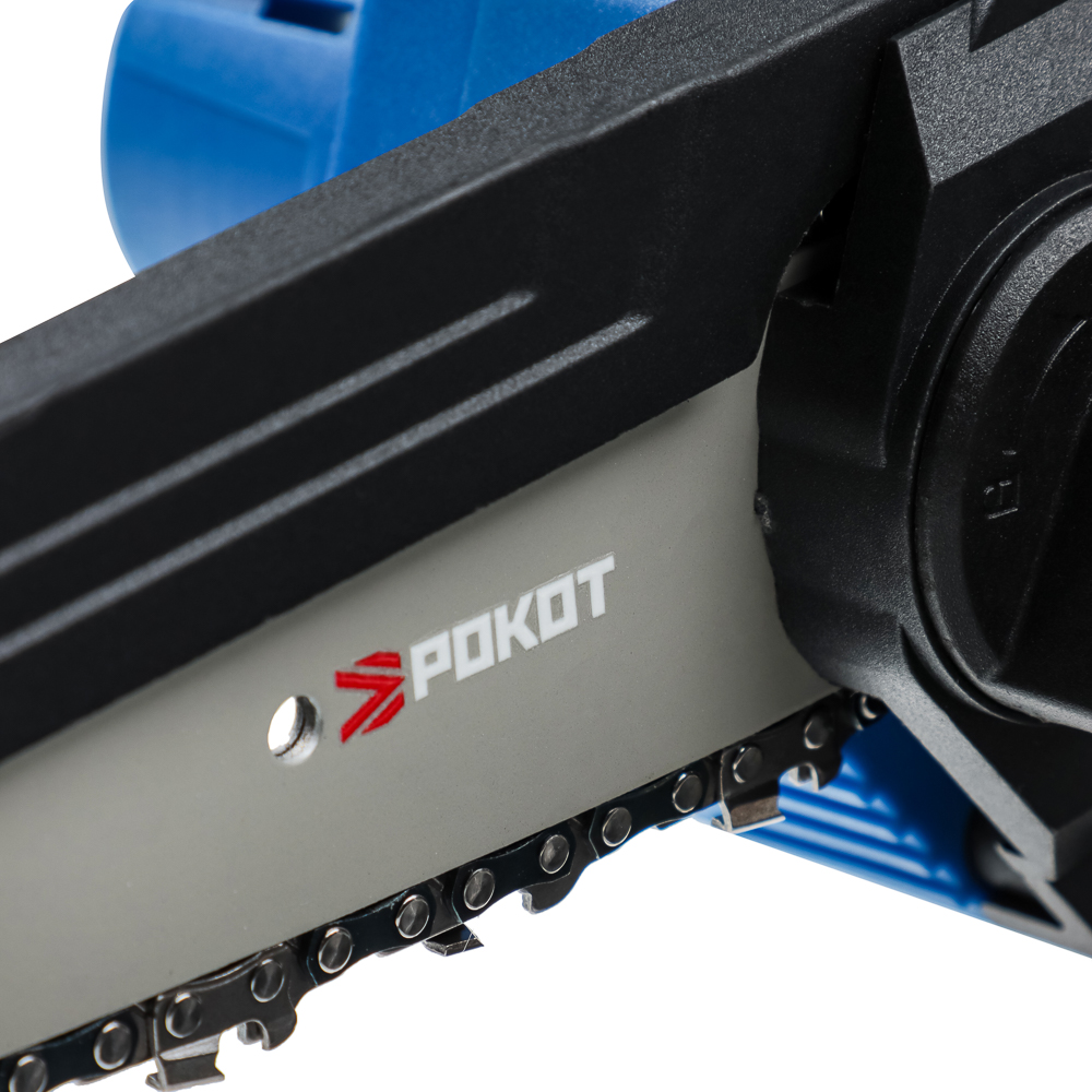 РОКОТ Электропила аккумуляторная цепная 12В, 100 мм, 2.0 А*ч, Li-Ion, 5м/с, ЗУ, арт.№ 691-043