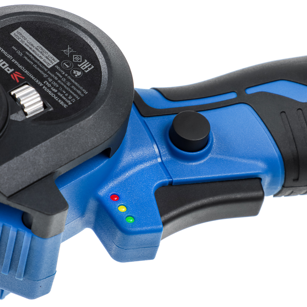 РОКОТ Электропила аккумуляторная цепная 12В, 100 мм, 2.0 А*ч, Li-Ion, 5м/с, ЗУ, арт.№ 691-043