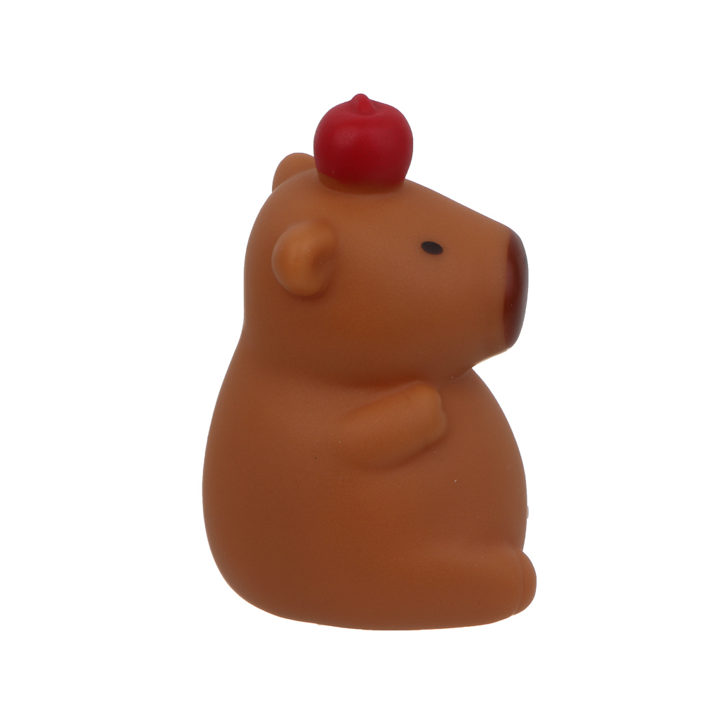 ИГРОЛЕНД Капибара в будке с акс., 4 пр., PVC, ABS, 7х9х11см, 3 вида, арт.№ 258-099