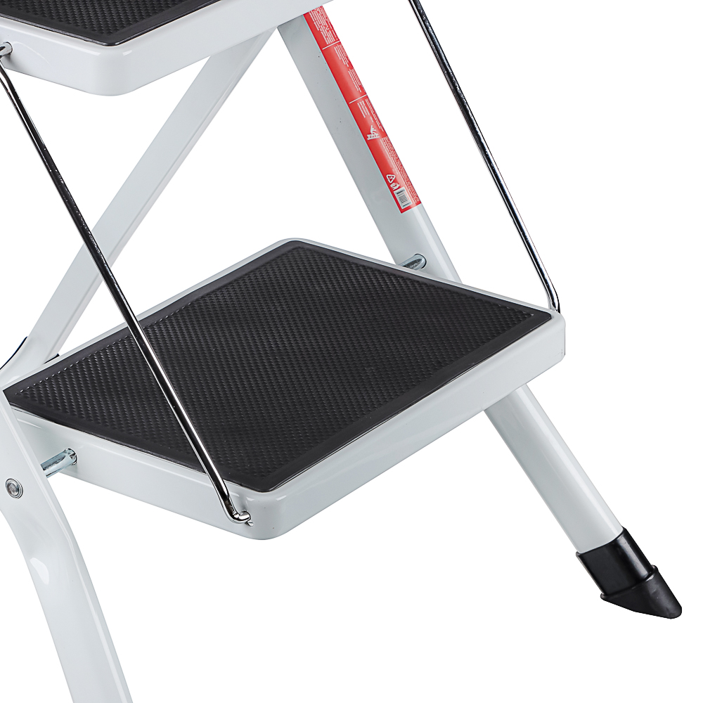 ЕРМАК Стремянка-ступенька (макс.нагрузка 150кг) сталь, 2 широкие противоскользящие ступени, арт.№ 624-090