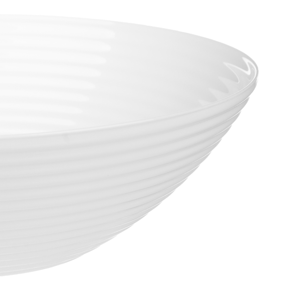 MILLIMI Бароло Салатник 24см белый опаловое стекло, арт.№ 818-387