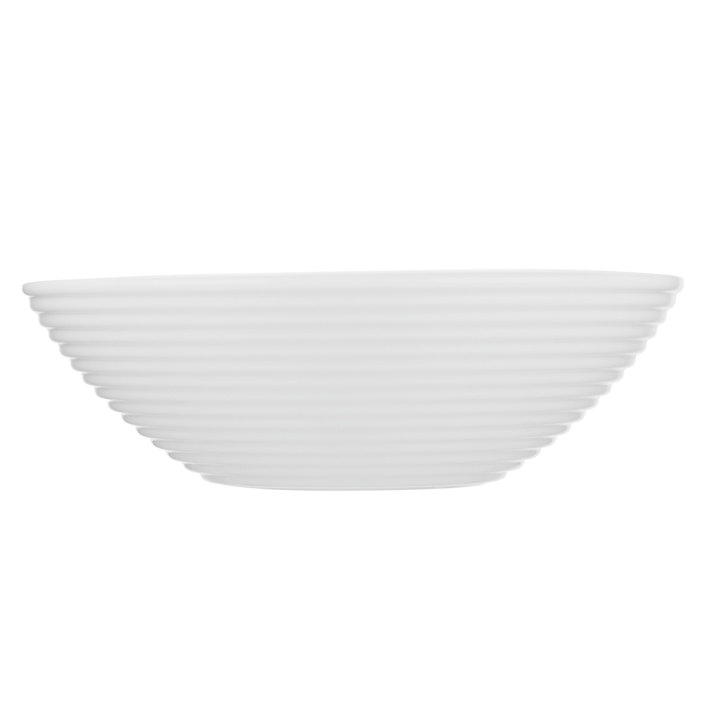 MILLIMI Бароло Салатник 24см белый опаловое стекло, арт.№ 818-387