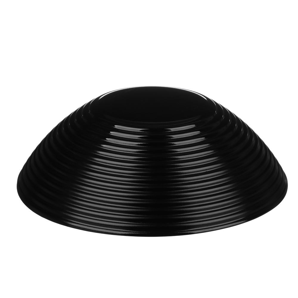 MILLIMI Бароло Салатник 24см черный опаловое стекло, арт.№ 818-388