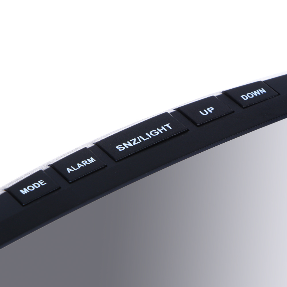 LADECOR CHRONO Будильник электронный, 17x8,5x3 см, USB / 3xAAA, пластик, арт.№ 529-236