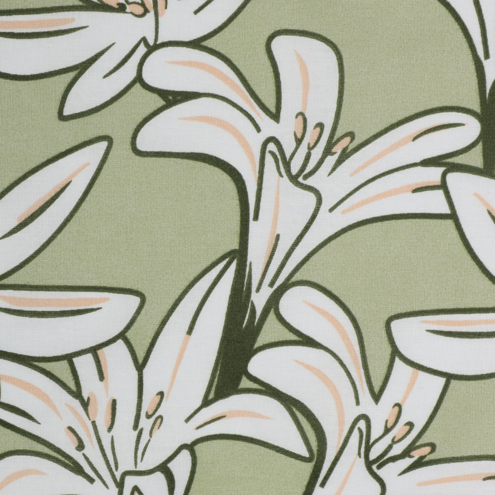 PROVANCE Эвкалипт Комплект постельного белья 1,5 (4 предмета), поплин, 100% хлопок, зеленый, арт.№ 421-007