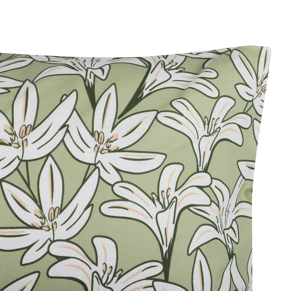 PROVANCE Эвкалипт Комплект постельного белья 1,5 (4 предмета), поплин, 100% хлопок, зеленый, арт.№ 421-007