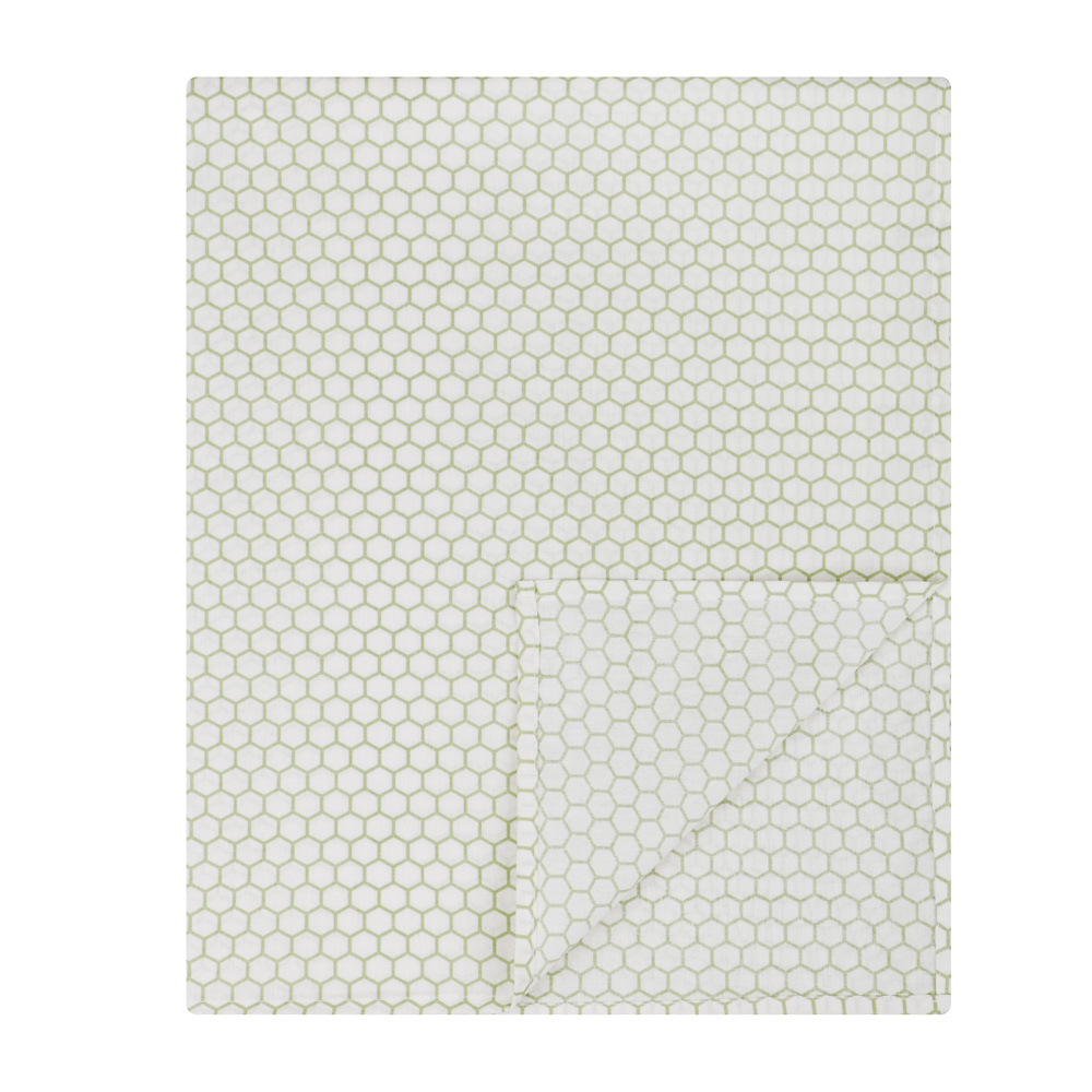 PROVANCE Эвкалипт Комплект постельного белья 1,5 (4 предмета), поплин, 100% хлопок, зеленый, арт.№ 421-007