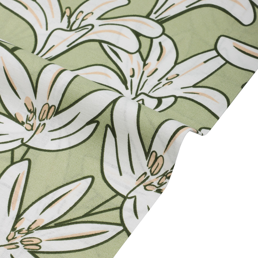 PROVANCE Эвкалипт Комплект постельного белья 1,5 (4 предмета), поплин, 100% хлопок, зеленый, арт.№ 421-007