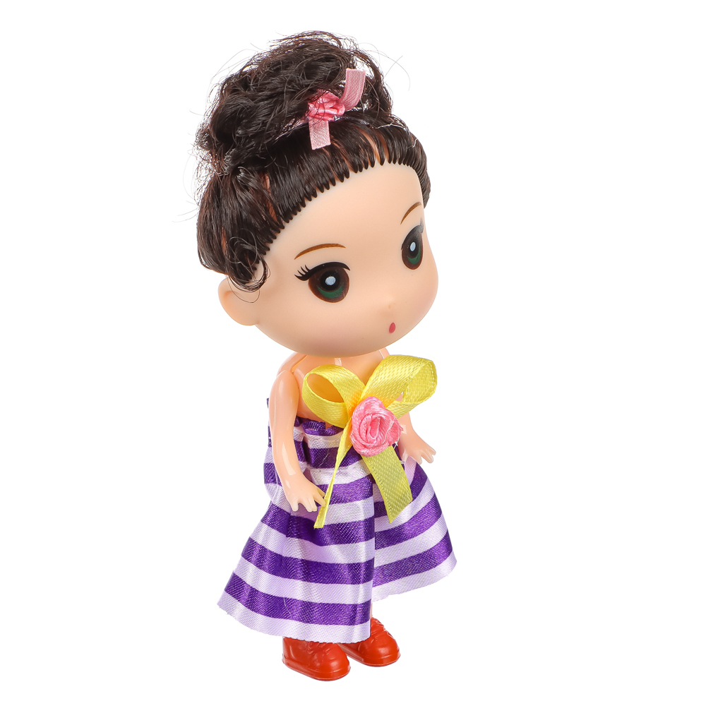 ИГРОЛЕНД Кукла 10 см с аксессуарами, PVC, PP, FBS, 44,5х7х28,5 см, арт.№ 436-174