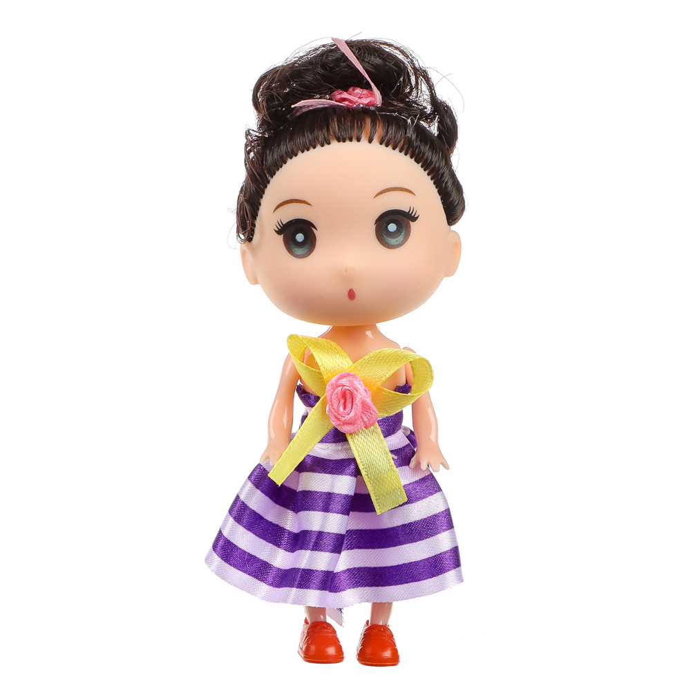 ИГРОЛЕНД Кукла 10 см с аксессуарами, PVC, PP, FBS, 44,5х7х28,5 см, арт.№ 436-174