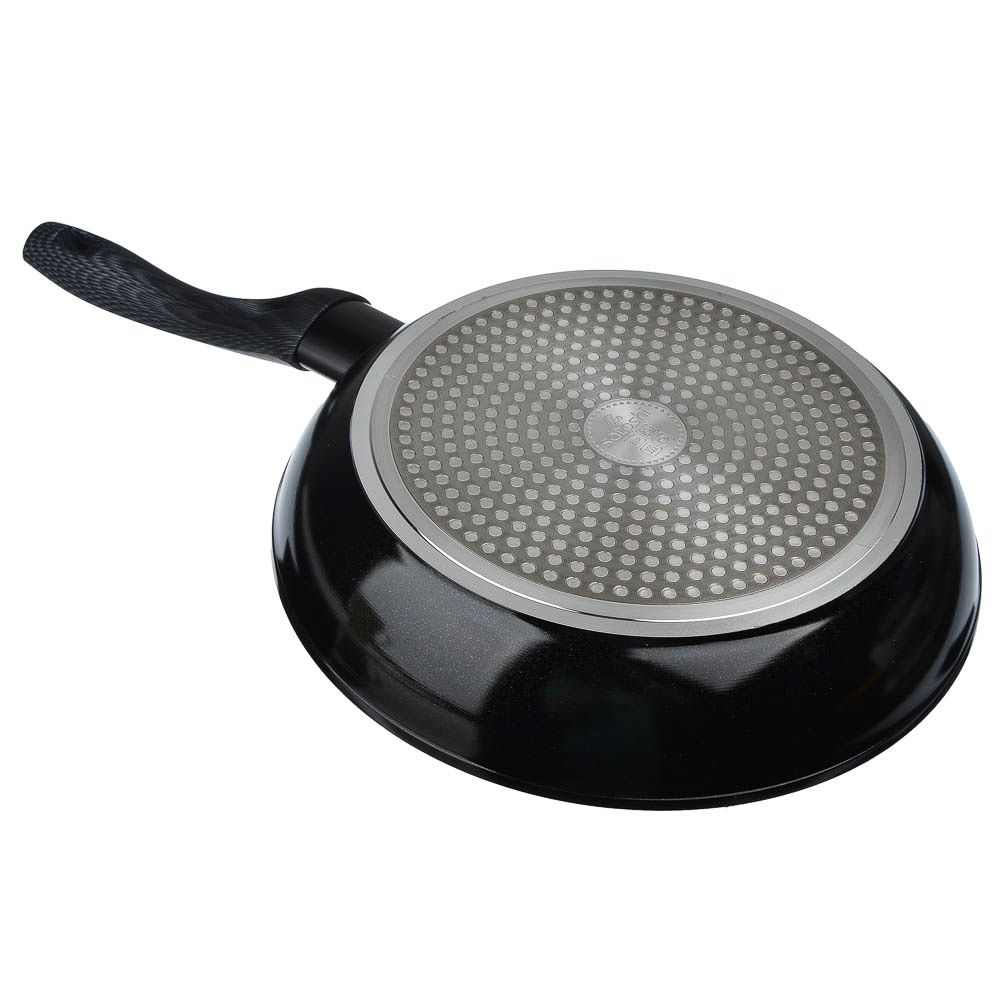 SATOSHI Карбон Сковорода литая d26см, антипригарное покрытие Мрамор, индукция, арт.№ 846-453