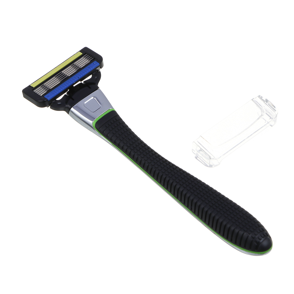 PROWAY Станок для бритья мужской(5 лезвий) + 2 сменных кассеты, пластик, арт.№ 948-014