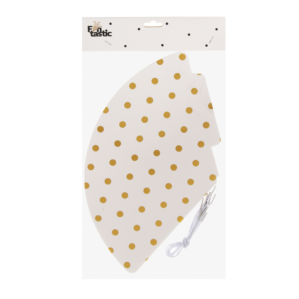 Fntastic Набор колпаков для вечеринки, 6 шт, диаметр 20 см, бумага, 2 дизайна, арт.№ 585-061