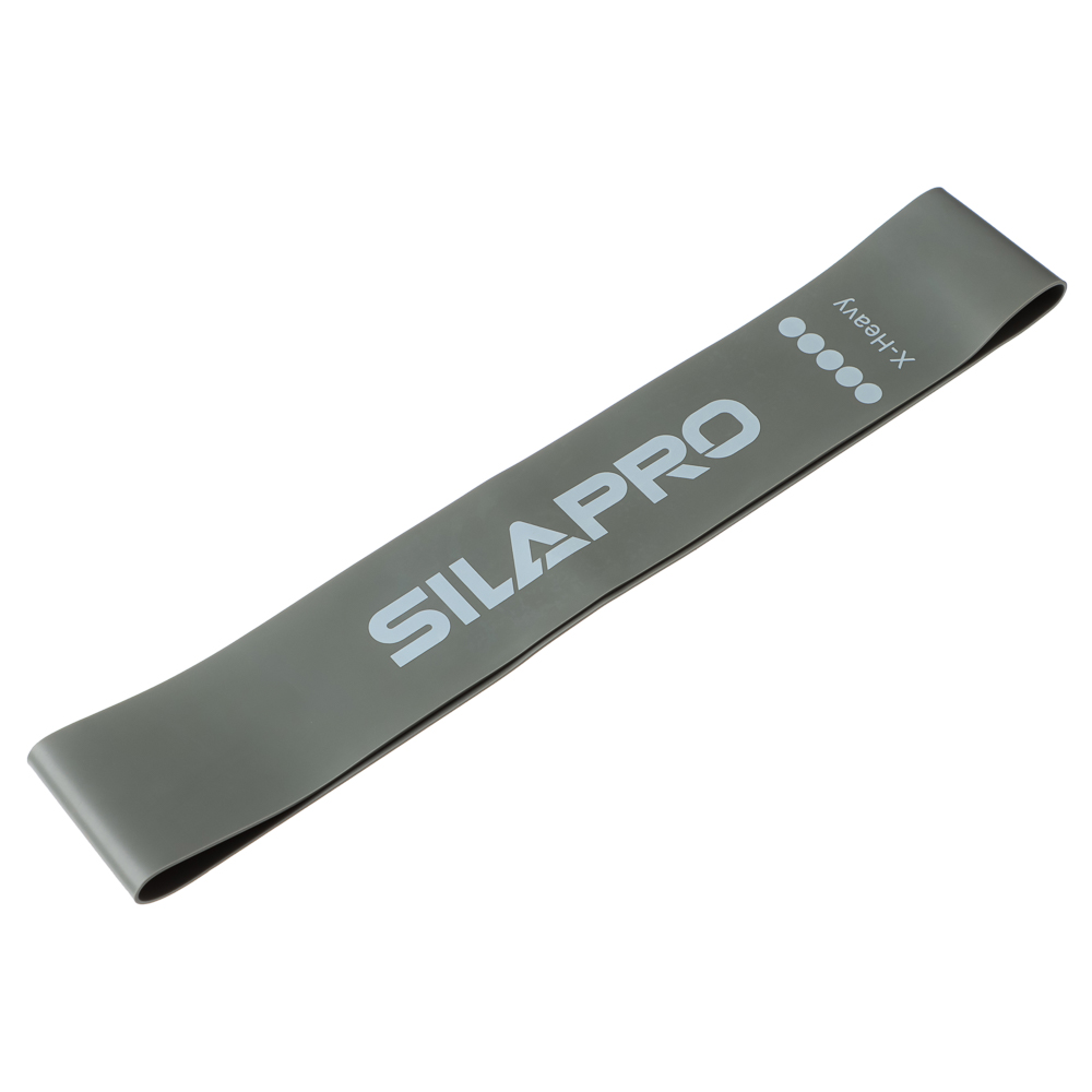 SILAPRO Набор фитнес резинок 5шт (2,5кг, 4,5кг,7кг, 9кг, 14кг), 60х5см, латекс, арт.№ 093-008