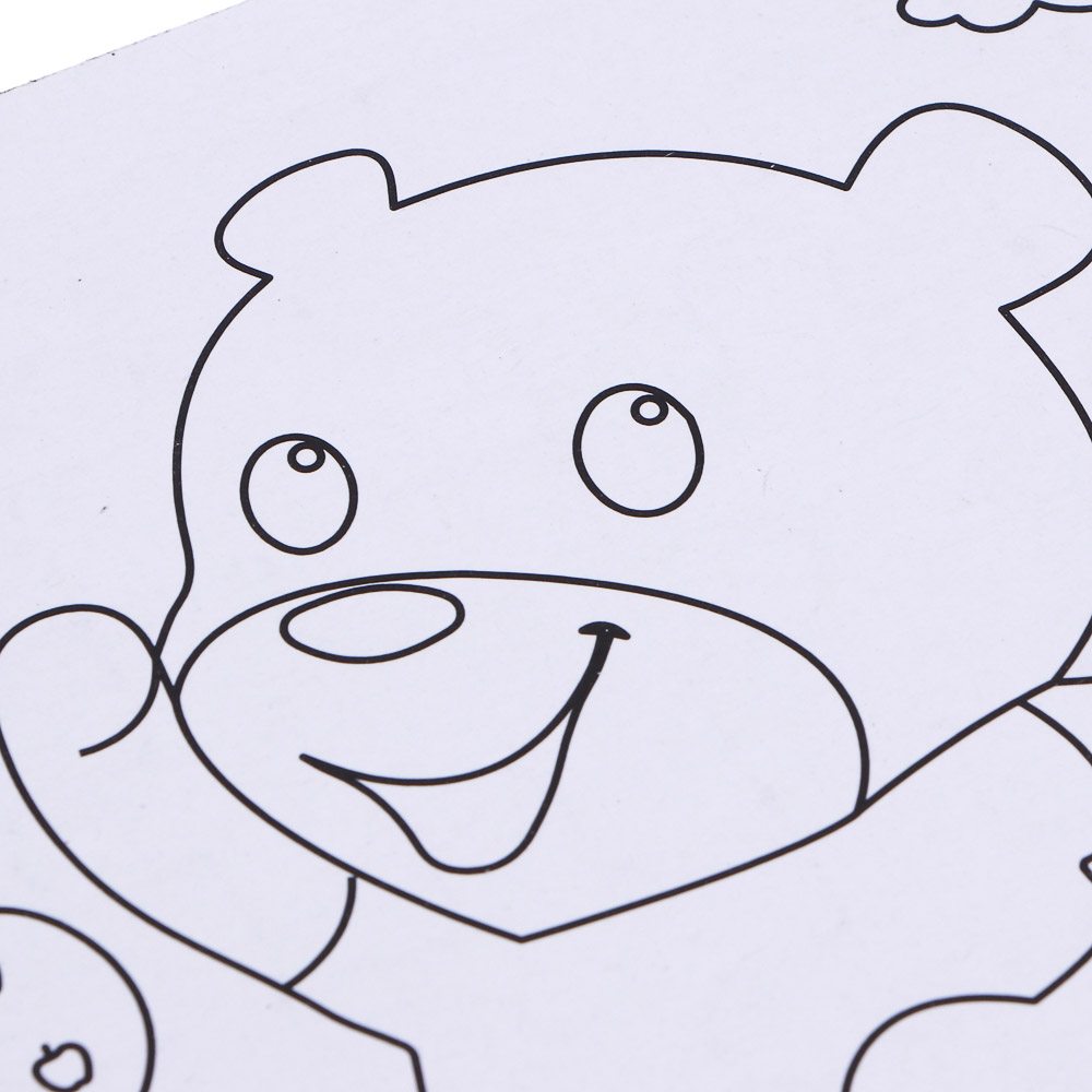 ХОББИХИТ Набор для творчества "Пазл-раскраска" 6 штук, 16,5х2,3х20см, картон, 2 дизайна, арт.№ 284-327