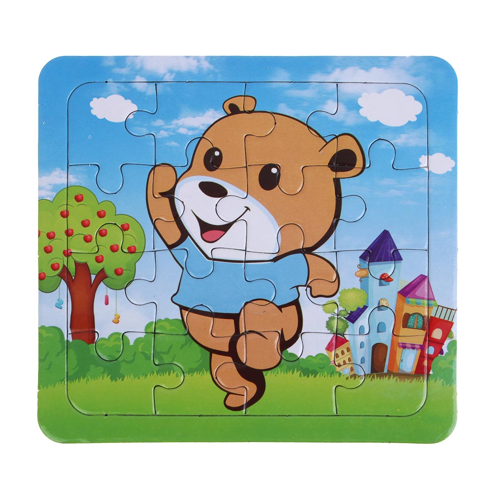 ХОББИХИТ Набор для творчества "Пазл-раскраска" 6 штук, 16,5х2,3х20см, картон, 2 дизайна, арт.№ 284-327