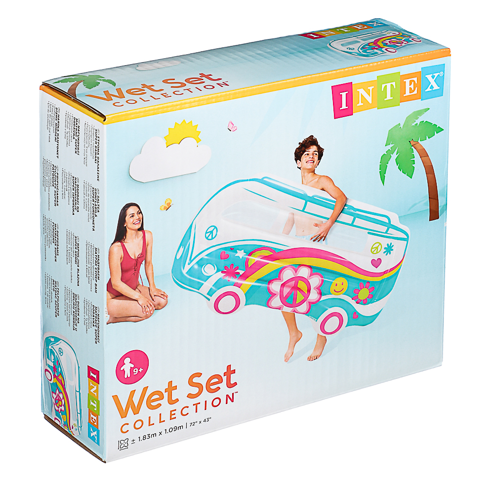 INTEX Матрас надувной "Автобус", от 9 лет, 178x91x23 см, 58728, арт.№ 060-002