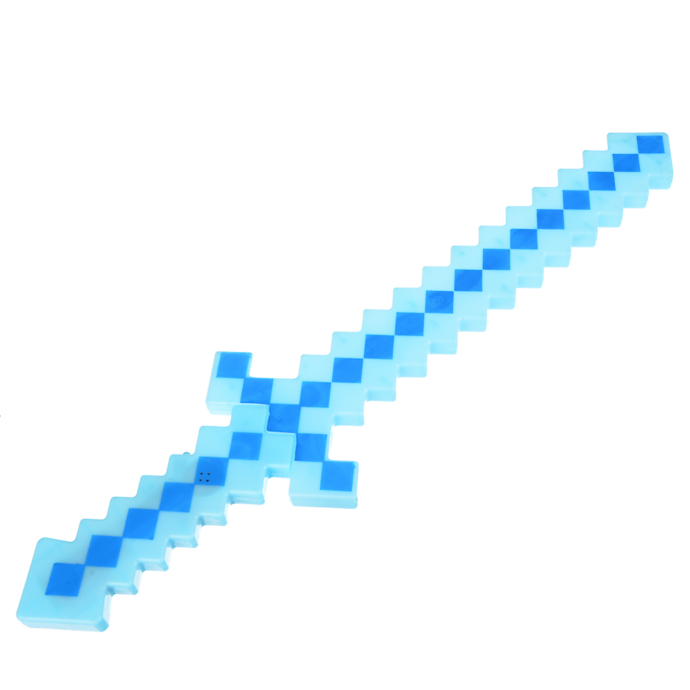 ИГРОЛЕНД Меч "Мир Квадратов", свет, звук, 3АА, PP, 16х62х1,8см, 3 цвета, арт.№ 261-685