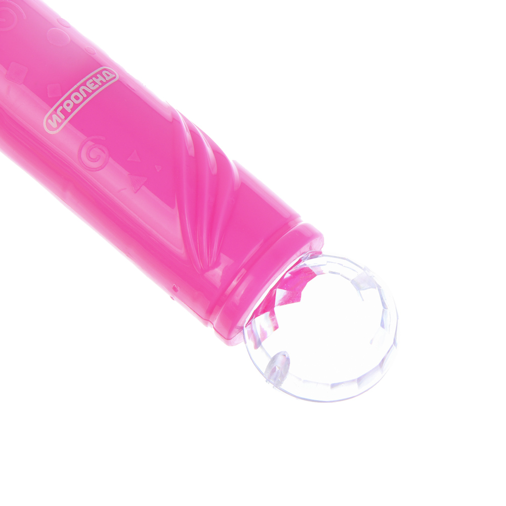 ИГРОЛЕНД Микрофон "Звездный", свет, звук, ABS, 2XAAA, 15Х8Х24см, арт.№ 272-634