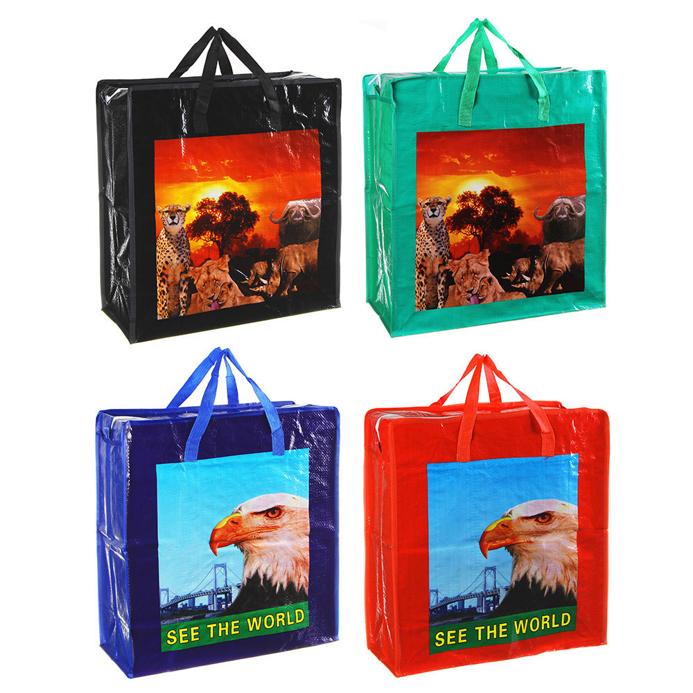 Сумка хозяйственная тм VETTA, 45х50х20см, 45 литров, до 7кг, полипропилен, 4 дизайна, арт.№ 467-096