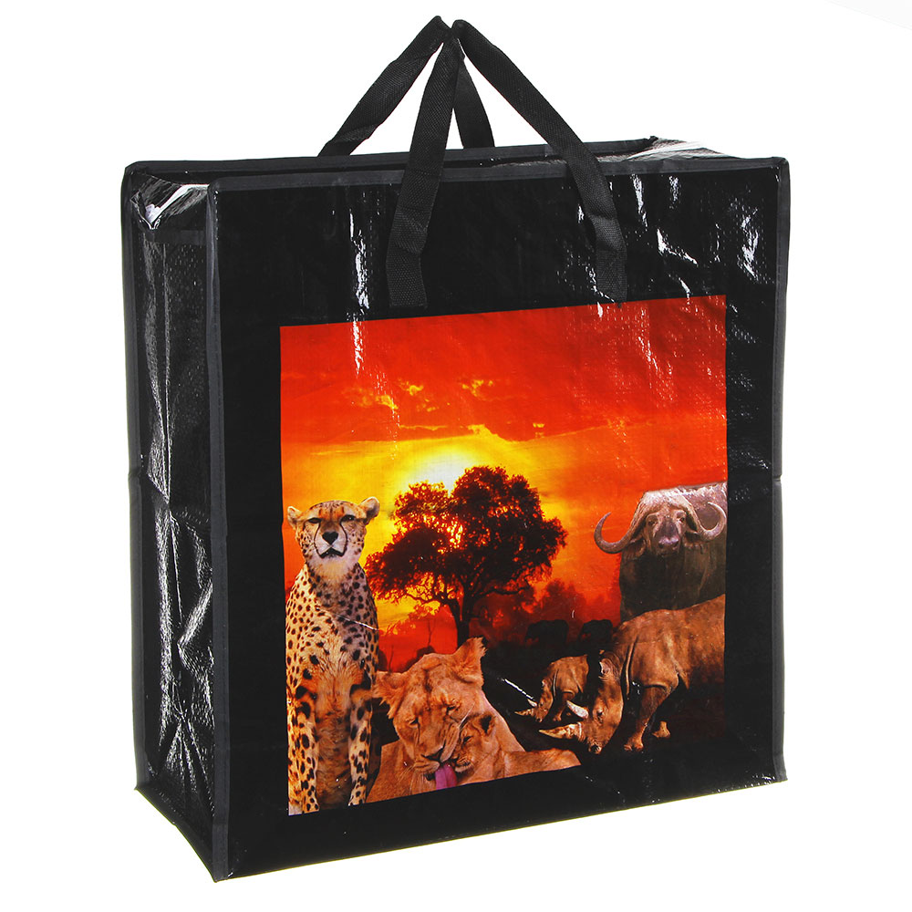 Сумка хозяйственная тм VETTA, 45х50х20см, 45 литров, до 7кг, полипропилен, 4 дизайна, арт.№ 467-096