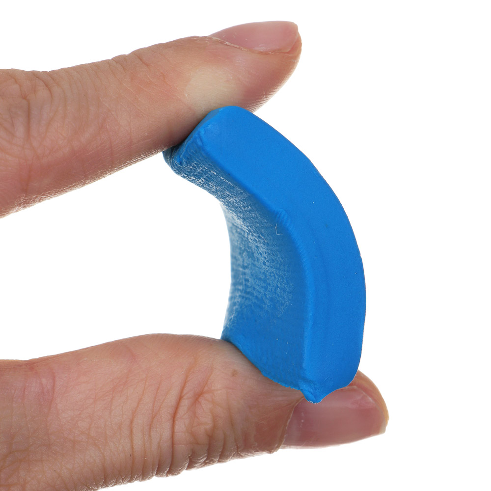 BY FLOMIK Ластик-мялка (меняет форму) 3,8х3,5х0,9см, квадратный, 4 цвета, ТПР, инд. штрихкод, арт.№ 607-052