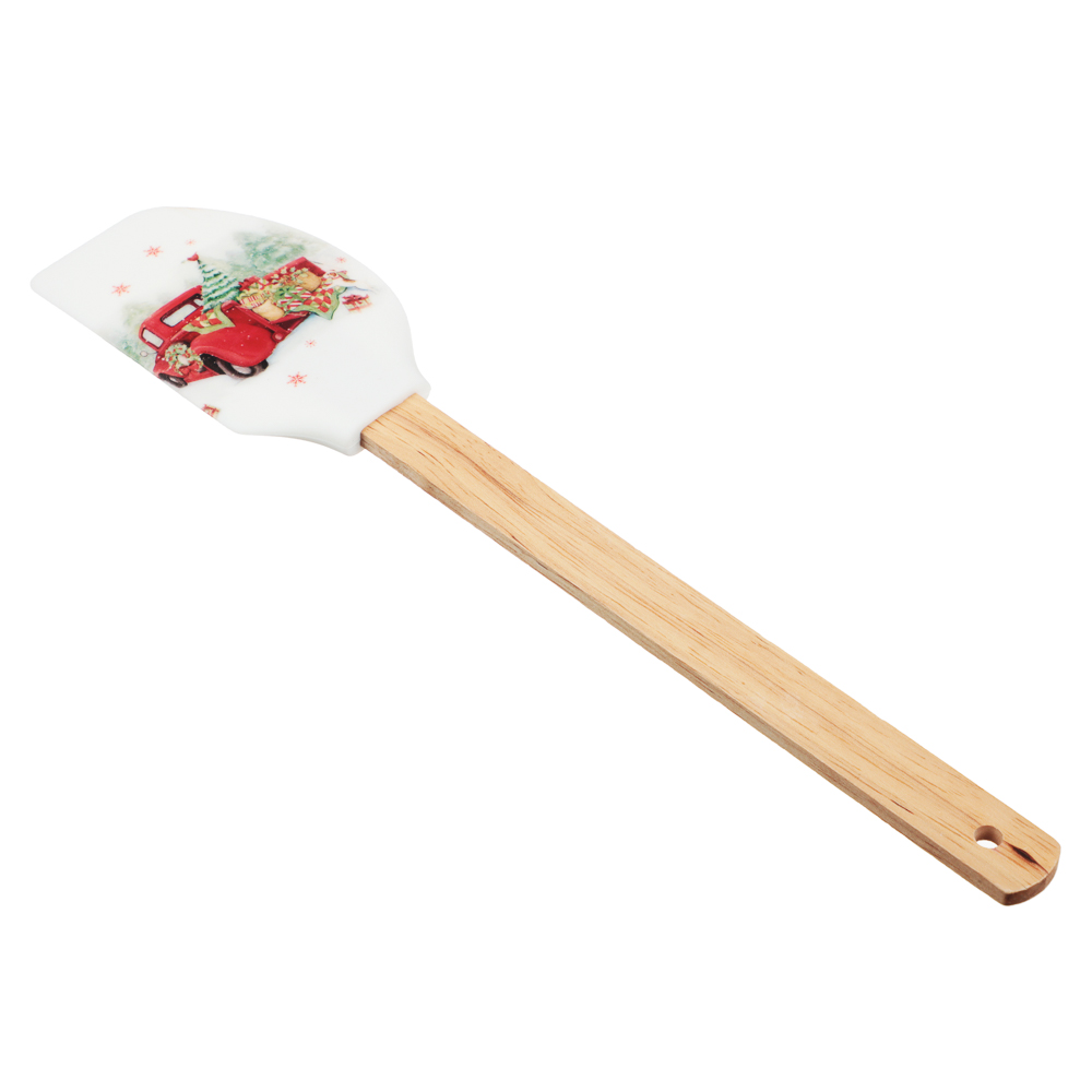 Новогодняя коллекция Набор 2 пр., лопатка силиконовая, форма для печенья, 3 дизайна, арт.№ 856-201