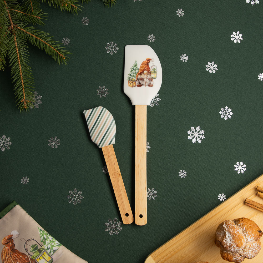 Новогодняя коллекция Фелиз Набор 2 пр., лопатки силиконовые, арт.№ 856-202