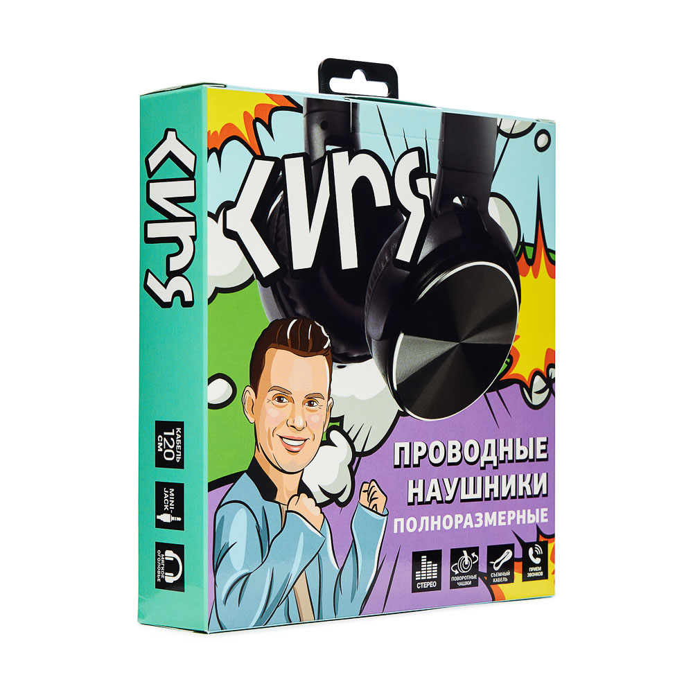 FORZA КИРЯ Наушники полноразмерные с микрофоном под металлик, коробка картон, 2 цвета, арт.№ 410-319