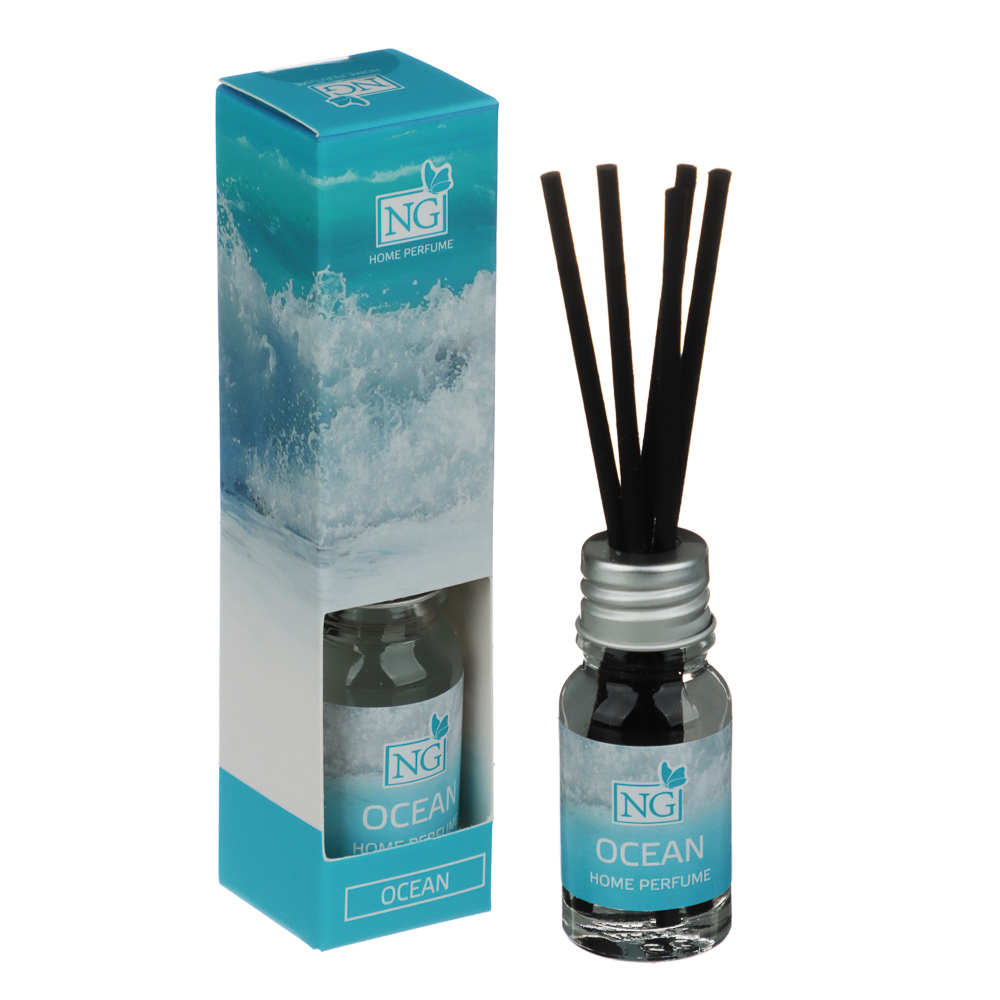 NEW GALAXY Ароматизатор диффузор 10 мл, бабл. гам, цитрус,лайм,ваниль,океан.свежесть, райское насл., арт.№ 778-132