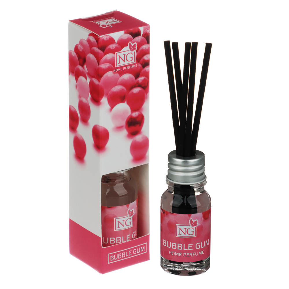 NEW GALAXY Ароматизатор диффузор 10 мл, бабл. гам, цитрус,лайм,ваниль,океан.свежесть, райское насл., арт.№ 778-132