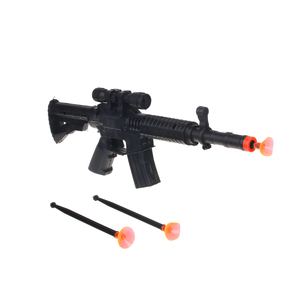 ИГРОЛЕНД Автомат и стрелы с присосками, PР, PVC, 12х29,5х2,8см, арт.№ 261-754