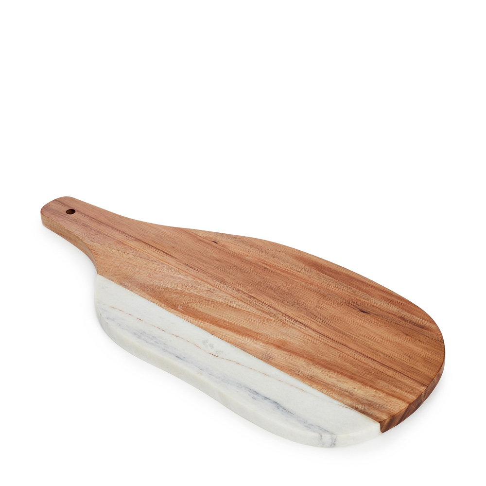 BY COLLECTION Доска разделочная акация, мрамор, 45,7x20x1,5см, арт.№ 851-199