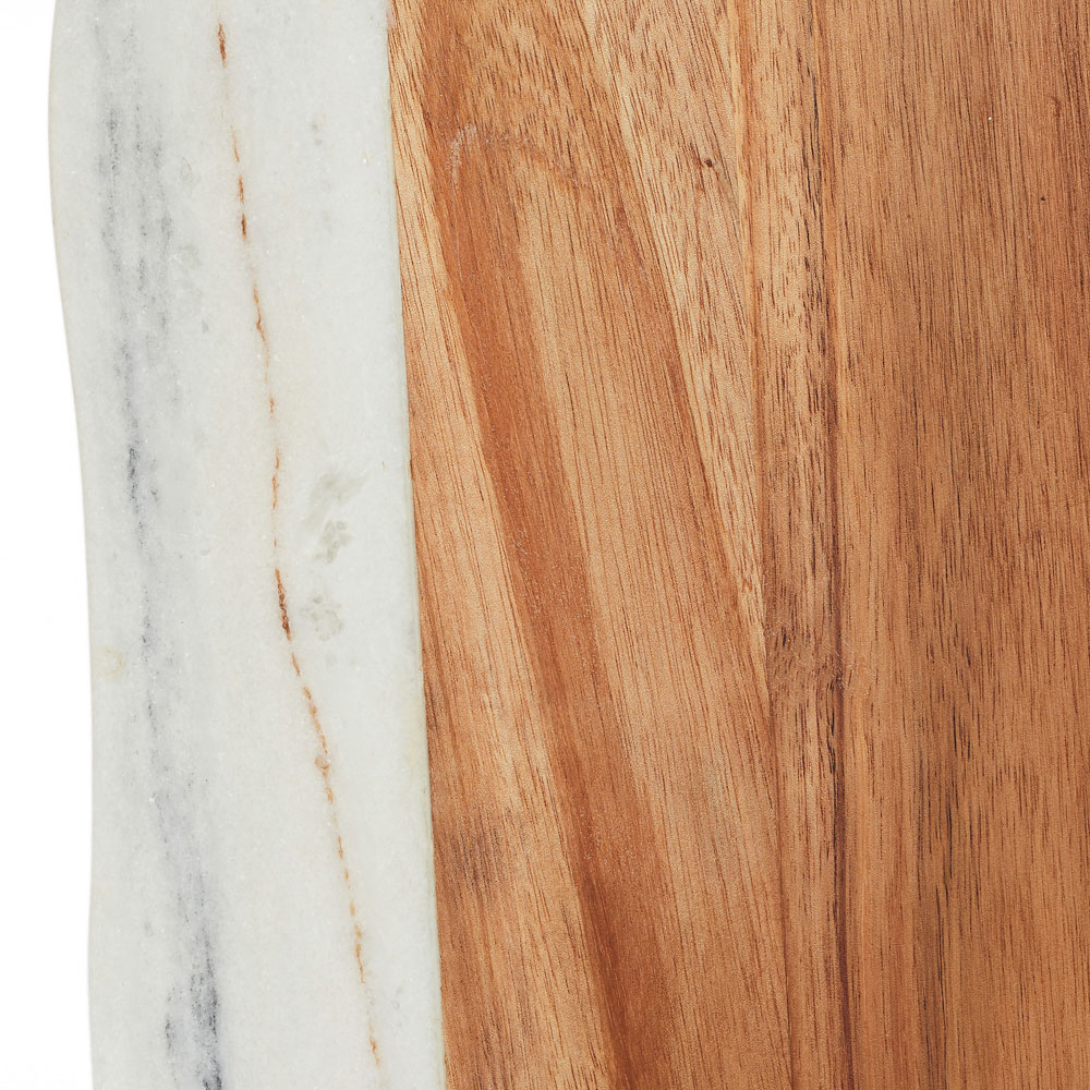 BY COLLECTION Доска разделочная акация, мрамор, 45,7x20x1,5см, арт.№ 851-199
