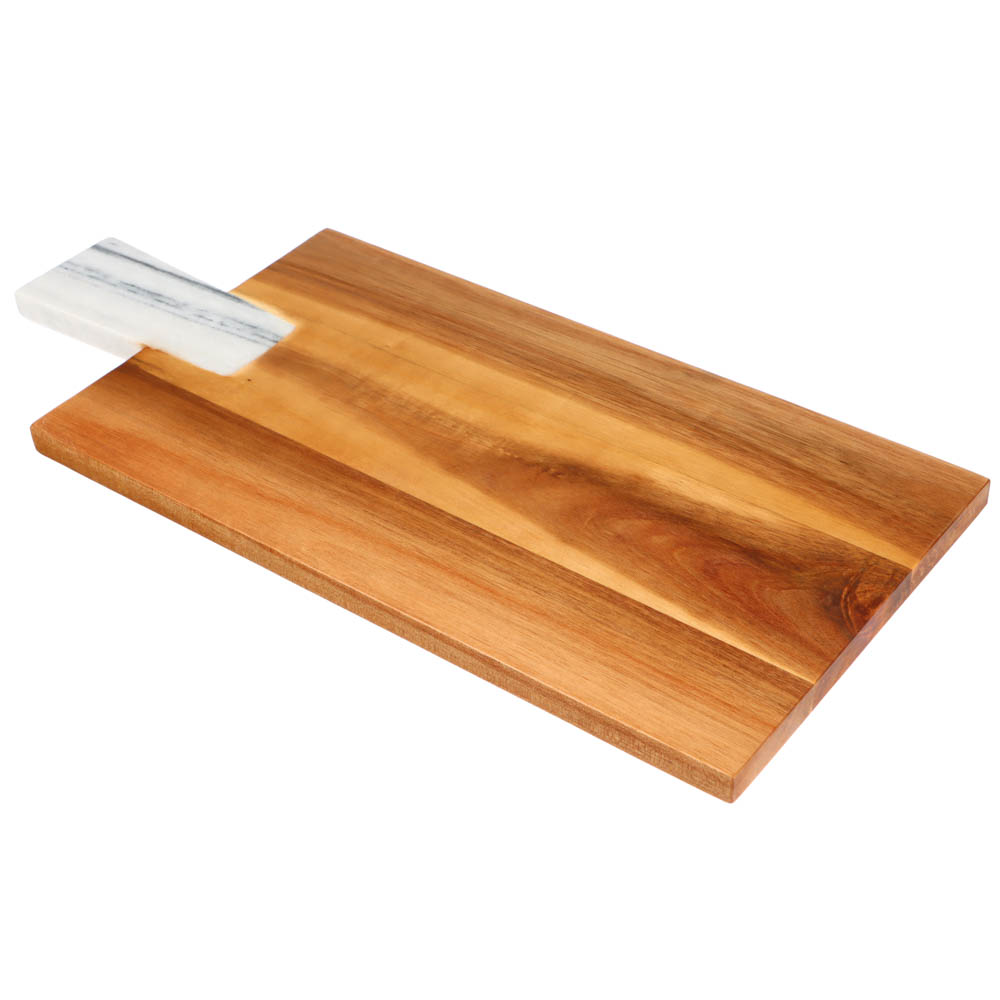 BY COLLECTION Доска разделочная акация, мрамор, 45,7x20,3x1,5см, арт.№ 851-200