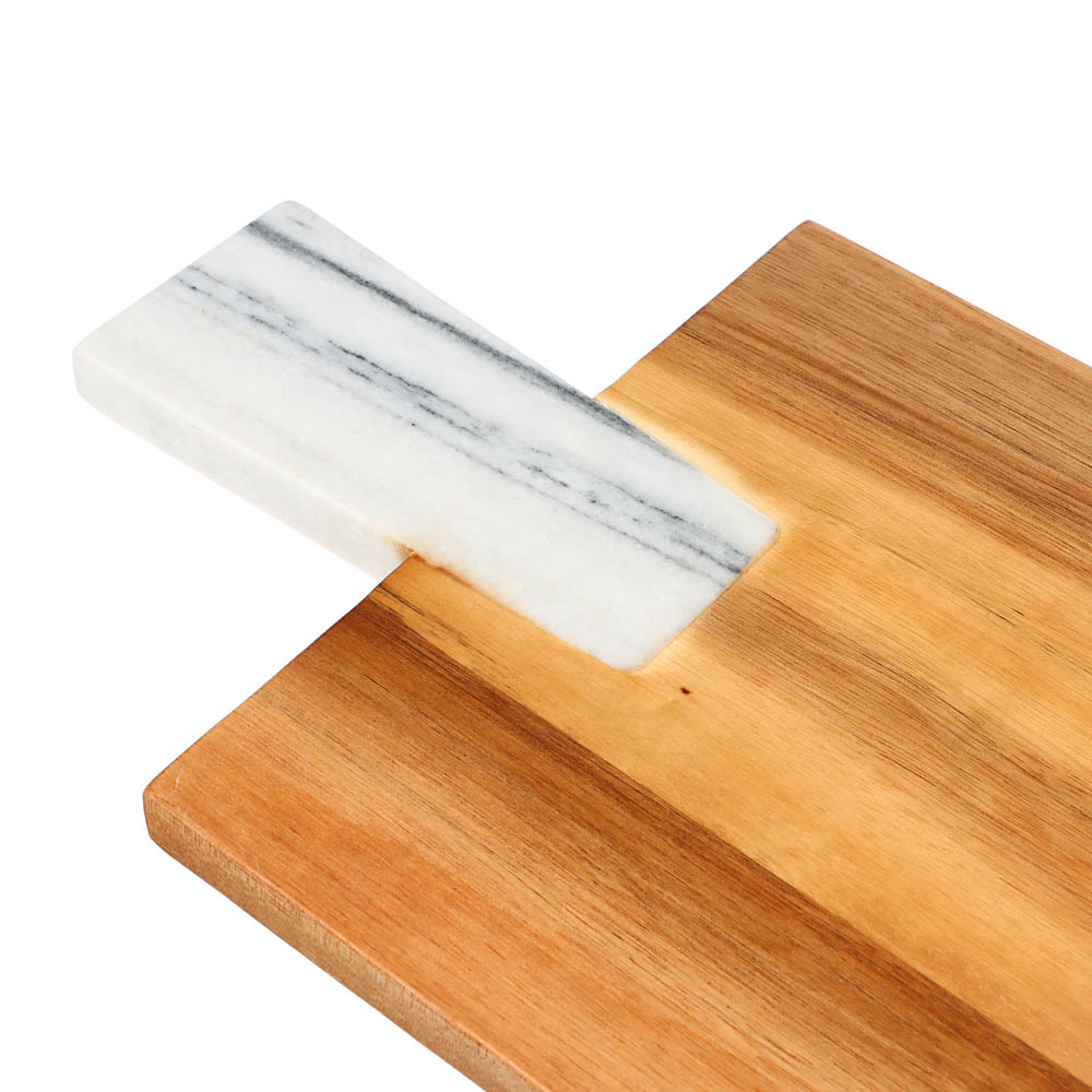 BY COLLECTION Доска разделочная акация, мрамор, 45,7x20,3x1,5см, арт.№ 851-200