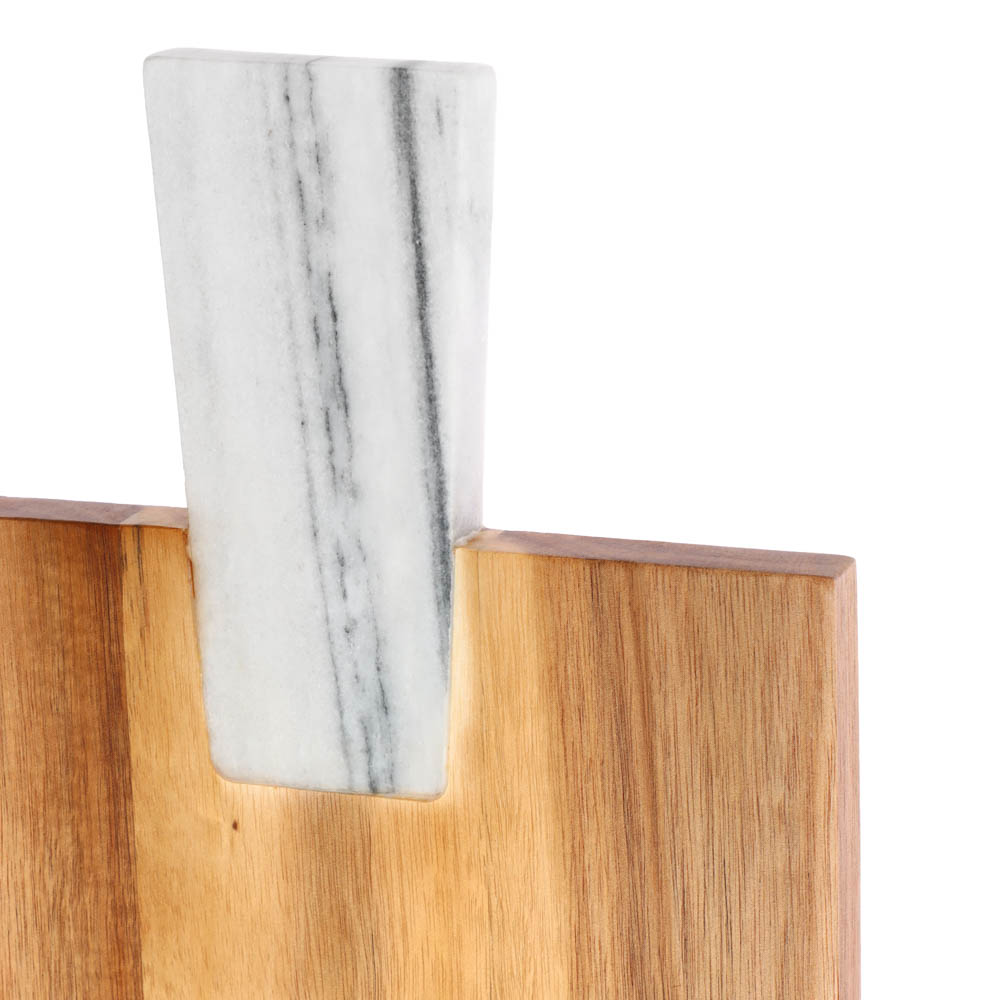 BY COLLECTION Доска разделочная акация, мрамор, 45,7x20,3x1,5см, арт.№ 851-200