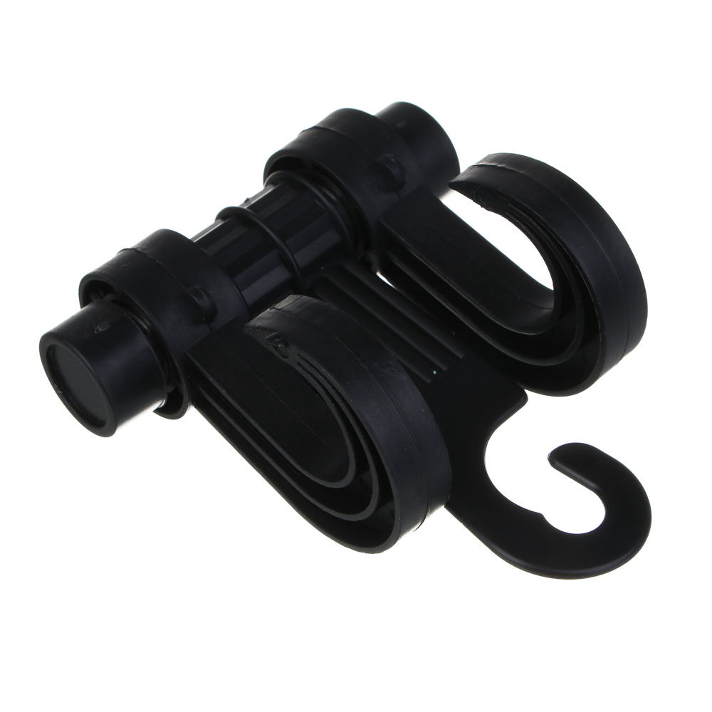 РОКОТ Вешалка-крючок на подголовник, два крючка, чёрный, 769045, арт.№ 732-194