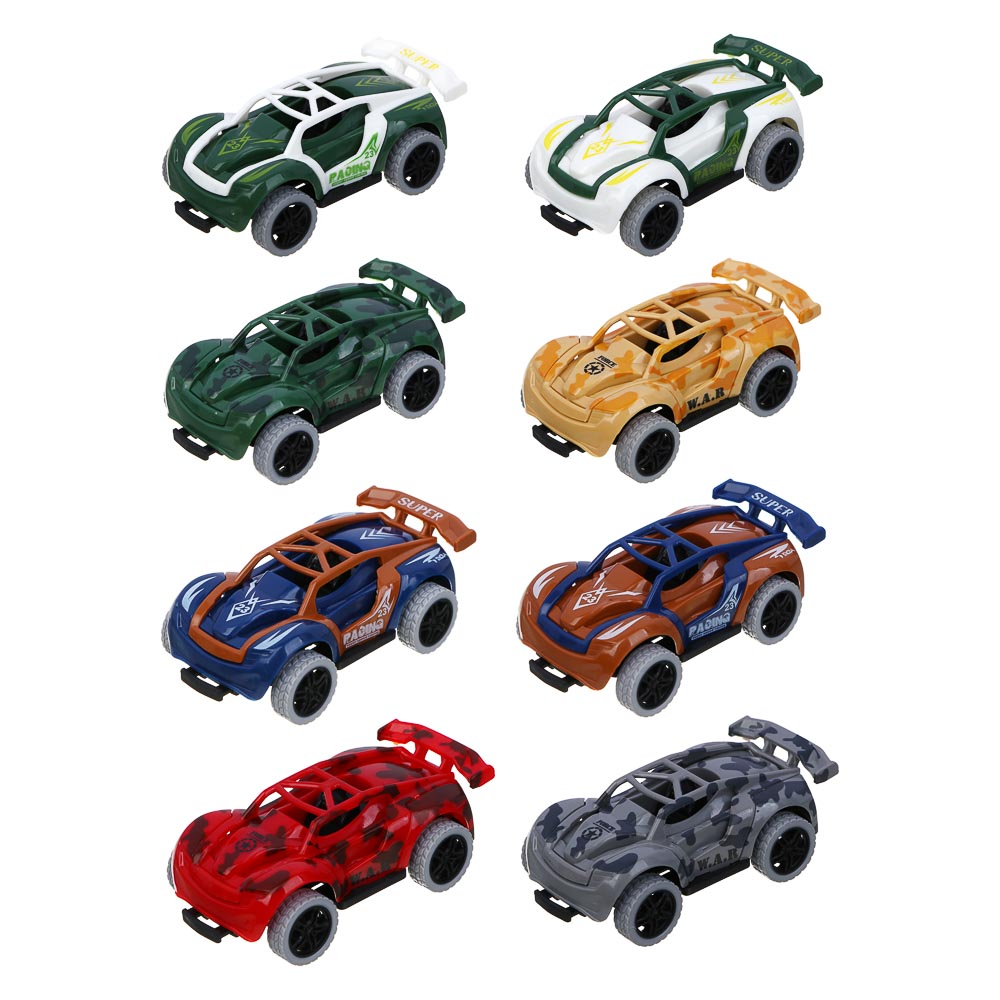 ИГРОЛЕНД Машинка трюковая "Супер перевертыш", инерция, ABS,  10,5х5,5х8,5 см, 8 диз, арт.№ 292-411